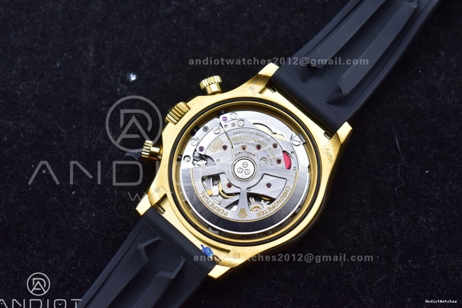 Dial V6 Sophisticated YG on QF 1:1 Black 126518 807 Edition Daytona (Weighted) Best Strap SH4131 Oysterflex 0414